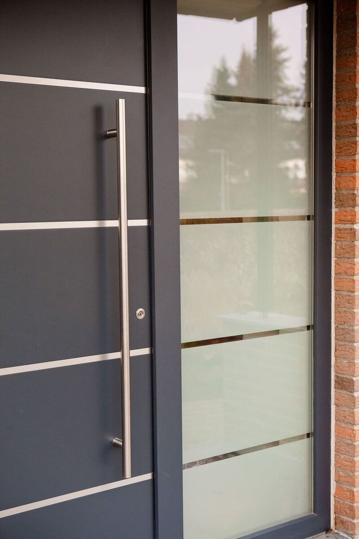 Haustür mit Glas