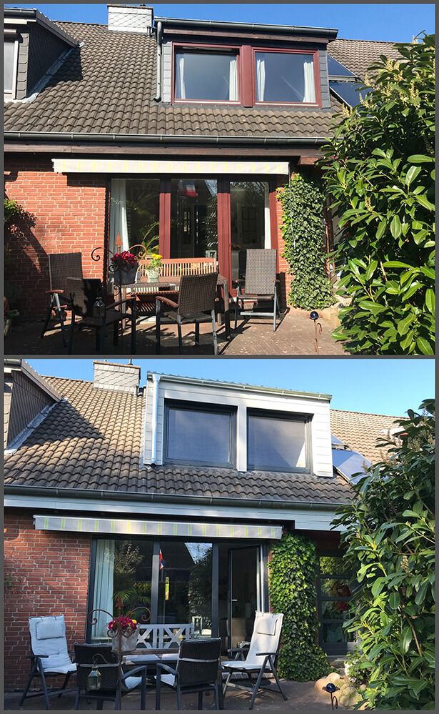 Fenster mit Rollläden